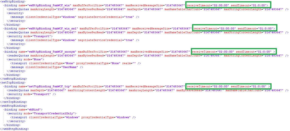 Archiving of large files web.config