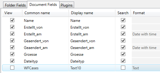CaseDetails Configuration document fields