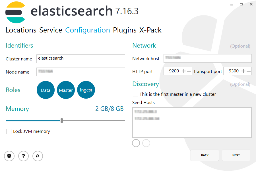 Elasticsearch Cluster Configuration