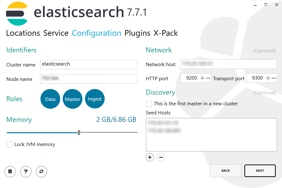 Elasticsearch Cluster Configuration