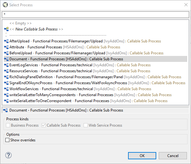 Document Select Process