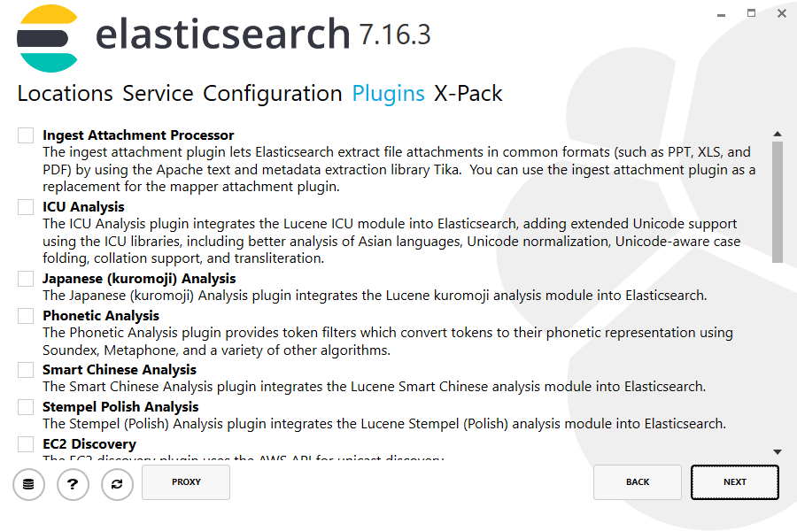 Elasticsearch 7.16.3 Plugins