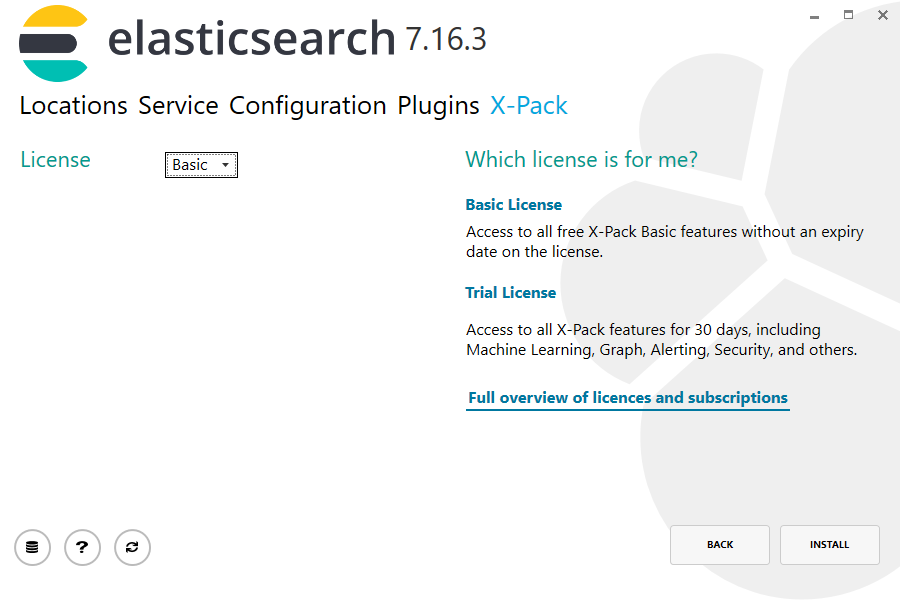 Elasticsearch 7.16.3 X-Pack