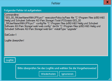 FillUserNameWithUPN Error
