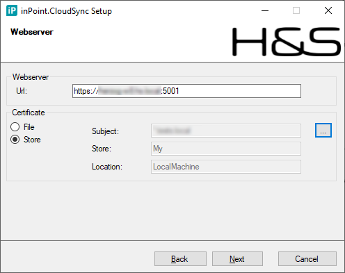 cloudsync-webserver-cert-store