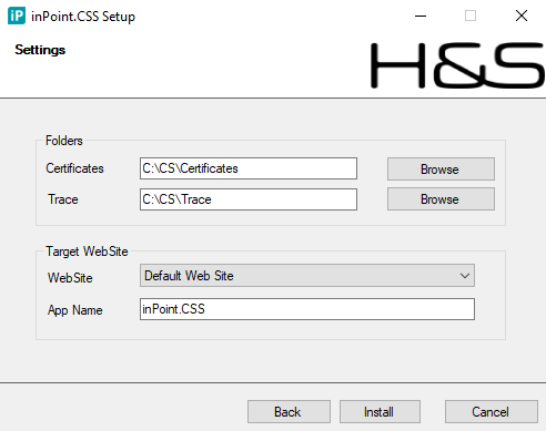 core-settings