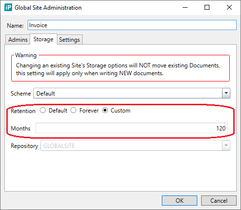 Global Site Administration