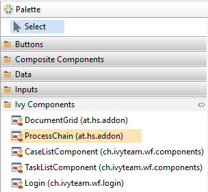 Palette ProcessChain